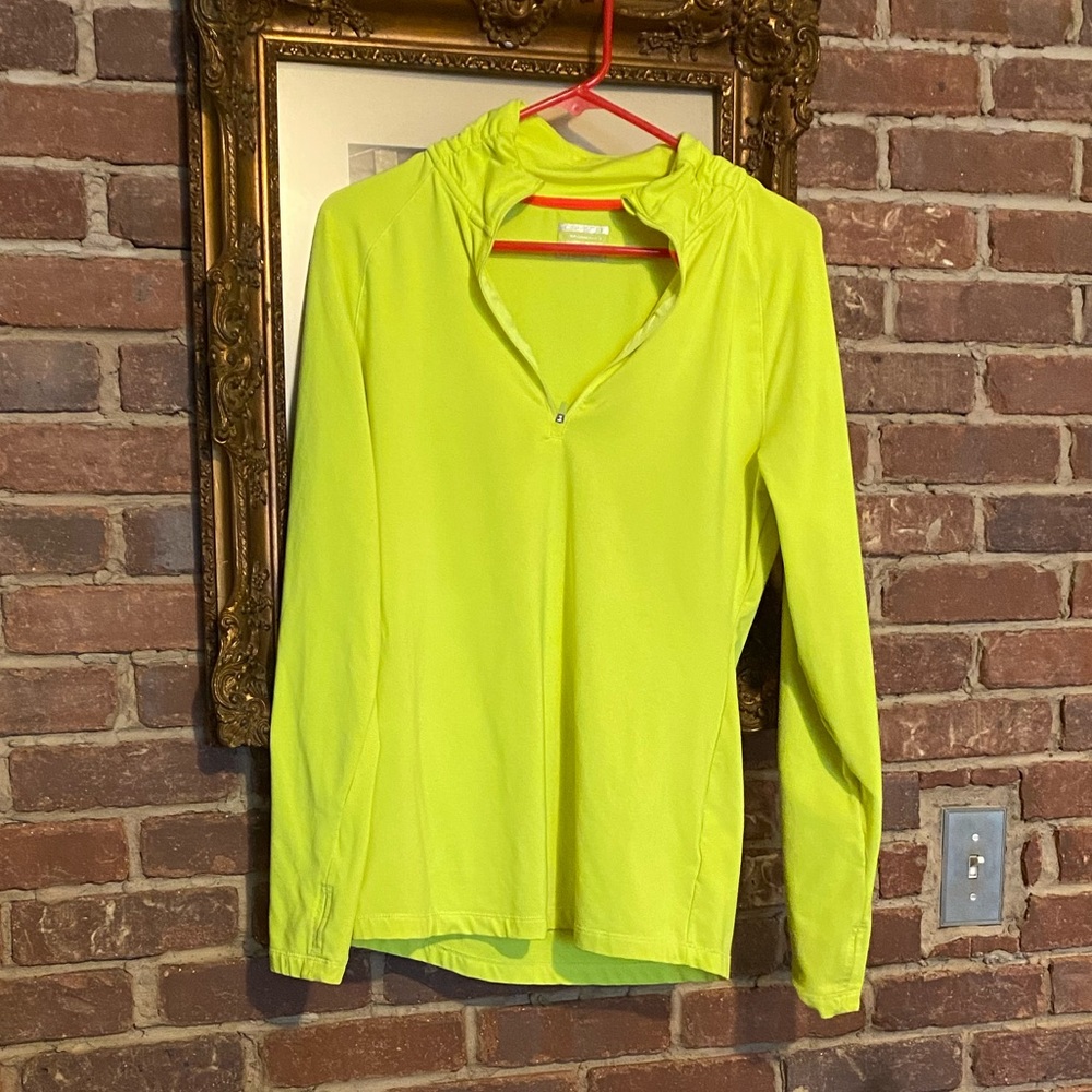 Warm Neon Yellow Athletic Long Sleeve